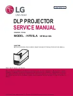 Preview for 1 page of LG HF85LA Service Manual