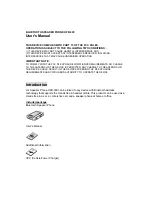 LG HFB-300 User Manual preview