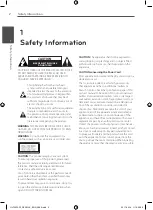 Preview for 2 page of LG HLT35W Owner'S Manual