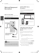 Preview for 20 page of LG HLT35W Owner'S Manual