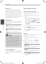 Preview for 26 page of LG HLT35W Owner'S Manual