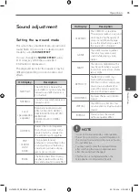 Preview for 35 page of LG HLT35W Owner'S Manual