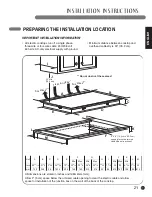 Предварительный просмотр 21 страницы LG HN7413AG User'S Manual & Installation Instructions