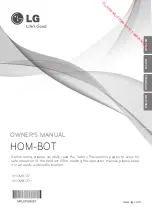 Предварительный просмотр 2 страницы LG HOM-BOT VHOMBOT* Owner'S Manual