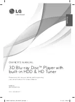 LG HR550 Owner'S Manual preview