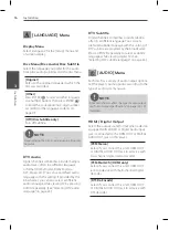 Preview for 36 page of LG HR570C Owner'S Manual