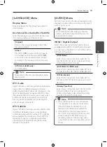 Preview for 33 page of LG HR600 Owner'S Manual