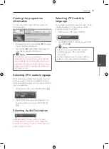 Preview for 39 page of LG HR600 Owner'S Manual