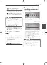 Preview for 47 page of LG HR600 Owner'S Manual