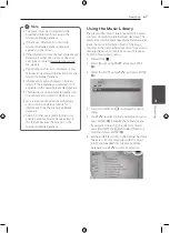 Preview for 67 page of LG HR600 Owner'S Manual