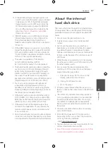 Preview for 87 page of LG HR600 Owner'S Manual