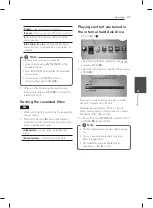 Preview for 47 page of LG HR670 Owner'S Manual