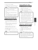 Preview for 49 page of LG HR720T Owner'S Manual