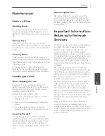 Preview for 71 page of LG HR720T Owner'S Manual