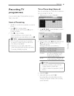 Preview for 39 page of LG HR836T Owner'S Manual