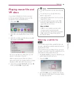 Preview for 65 page of LG HR922C Owner'S Manual