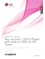 LG HR922D Owner'S Manual preview