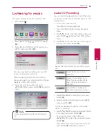 Preview for 69 page of LG HR922D Owner'S Manual