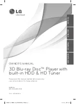 LG HRX550 Owner'S Manual preview