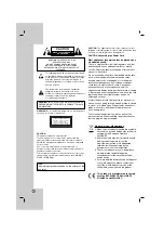 Preview for 2 page of LG HT202SF Owner'S Manual