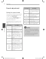 Предварительный просмотр 36 страницы LG HT44S Owner'S Manual