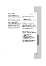 Preview for 21 page of LG HT462SZ-D0 Owner'S Manual