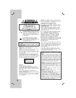 Предварительный просмотр 2 страницы LG HT502SH Owner'S Manual