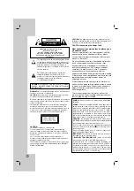 Предварительный просмотр 2 страницы LG HT502TH-DH Owner'S Manual