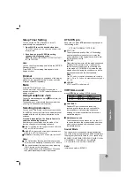 Предварительный просмотр 23 страницы LG HT702TN Owner'S Manual