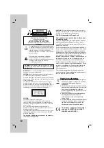 Предварительный просмотр 2 страницы LG HT752TP Owner'S Manual