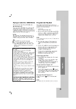 Предварительный просмотр 17 страницы LG HT752TP Owner'S Manual