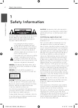 Предварительный просмотр 2 страницы LG HT805DH Owner'S Manual