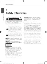 Предварительный просмотр 2 страницы LG HT805TC Owner'S Manual