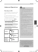 Предварительный просмотр 41 страницы LG HT805THW Owner'S Manual