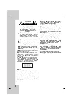 Предварительный просмотр 2 страницы LG HT902SB Owner'S Manual