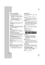 Предварительный просмотр 22 страницы LG HT902SB Owner'S Manual