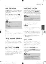 Preview for 33 page of LG HTK805TH Owner'S Manual