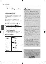 Preview for 36 page of LG HTK805TH Owner'S Manual