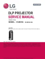 Предварительный просмотр 1 страницы LG HU80KA Service Manual