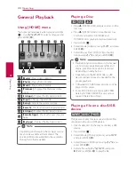 Предварительный просмотр 40 страницы LG HX-506-DI Owner'S Manual