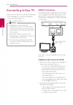 Предварительный просмотр 16 страницы LG HX806SH Owner'S Manual