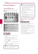 Предварительный просмотр 30 страницы LG HX806SH Owner'S Manual