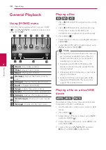 Preview for 38 page of LG HX906CB Owner'S Manual