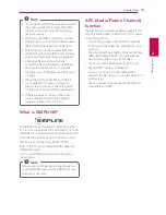 Preview for 19 page of LG HX906SB Owner'S Manual