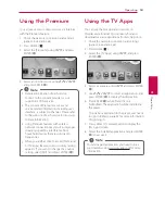 Предварительный просмотр 53 страницы LG HX906SB Owner'S Manual