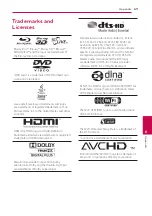 Preview for 69 page of LG HX906SX Owner'S Manual