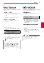 Preview for 47 page of LG HX966TZW Owner'S Manual