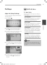 Preview for 37 page of LG HX995DF Owner'S Manual