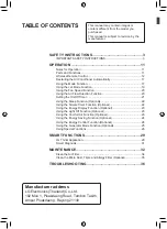 Preview for 2 page of LG I22TCC Owner'S Manual