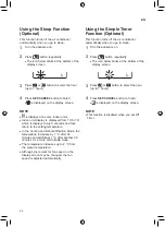 Предварительный просмотр 22 страницы LG I22TQC Owner'S Manual